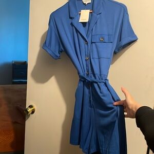 French Connection Size Small royal blue NWT romper